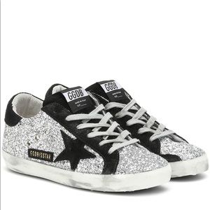 Golden Goose Superstar glitter sneakers size 8 US